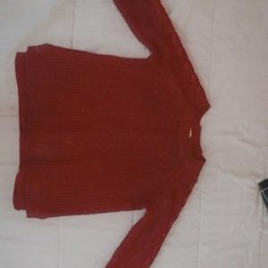 Junior's maroon sweater